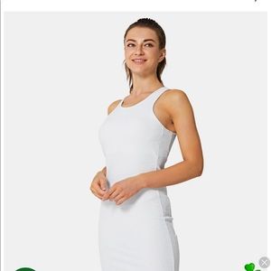 NWT in my feels charmed ribbed white dress